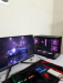 Gaming PC and monitor